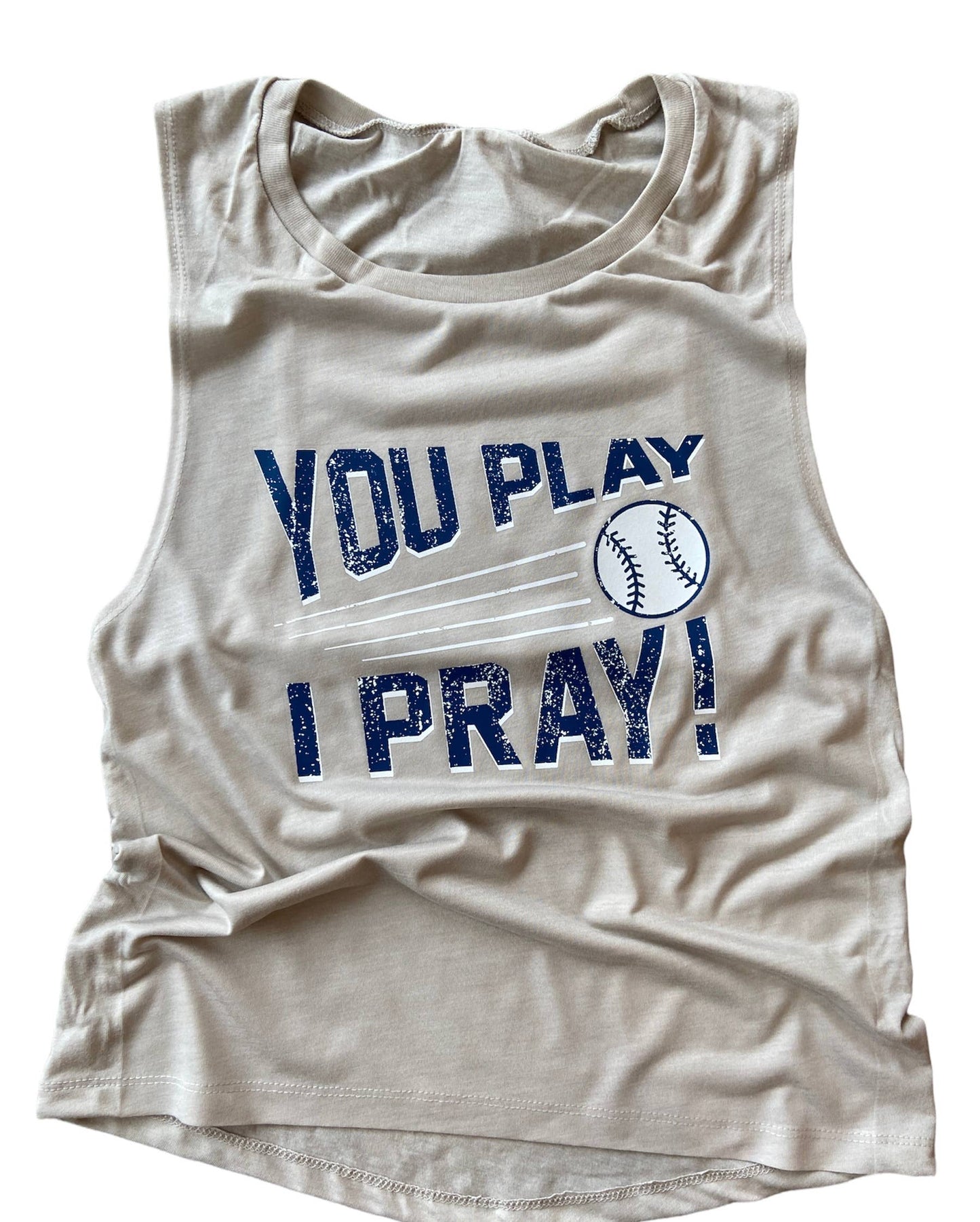  Pop Fly Muscle Tank | Christian Baseball | GameDay