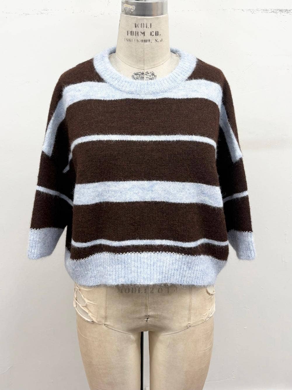 Cozy Colorblock Stripe Sweater