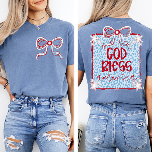 God Bless America July 4th Tee