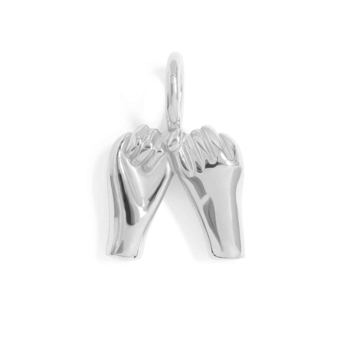 18K Gold PVD Stainless Steel Pinky Promise Charm