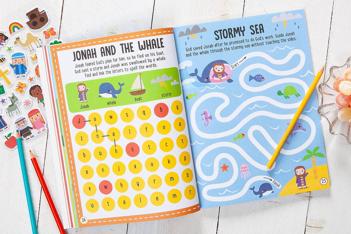 My Bible Stories Activity Book (Ages 3+, Summer Reading)