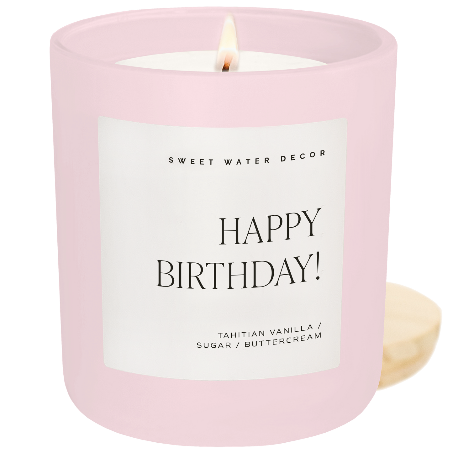Happy Birthday 15 oz Soy Candle, Matte Jar - Gifts