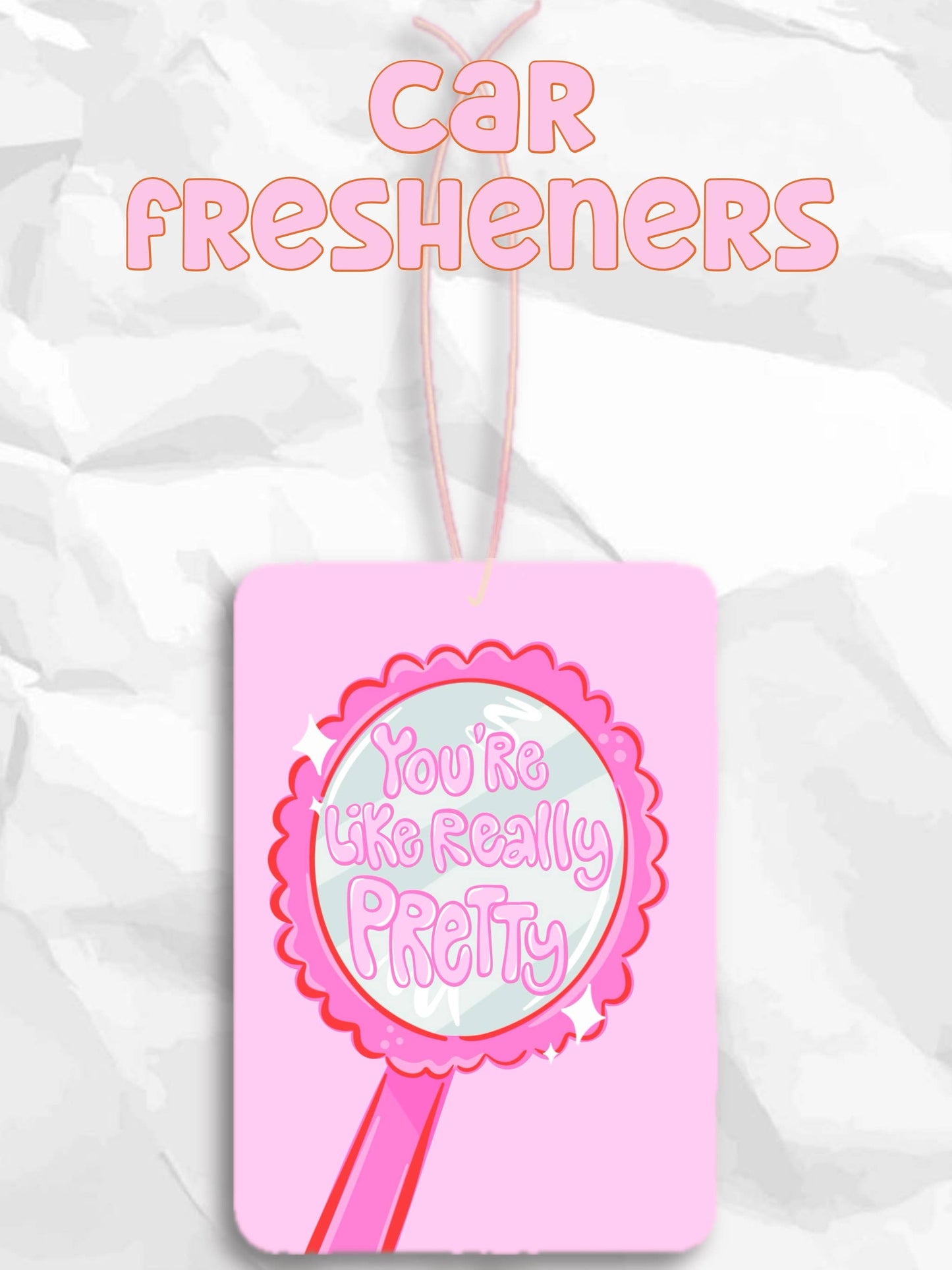You’re like really pretty car fresheners : Bay rum