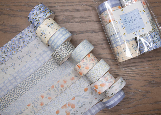 Cute Bible Journaling Washi Tape - Blue