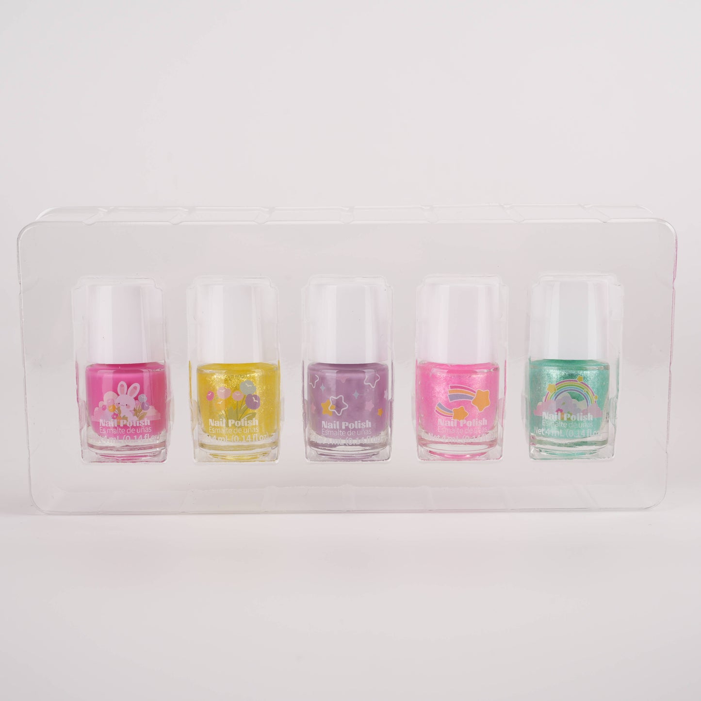 Kids Water-Based Nail Polish Set – 6 Colors Vegan & Kid-Safe