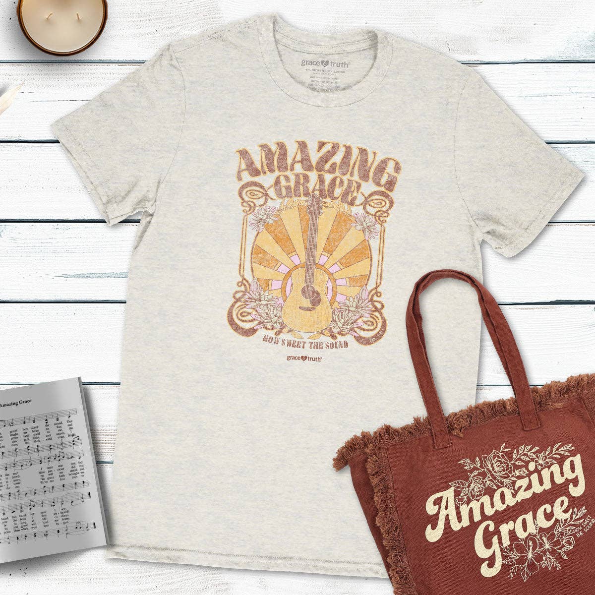 Grace & truth Women's T-Shirt Grace Guitar