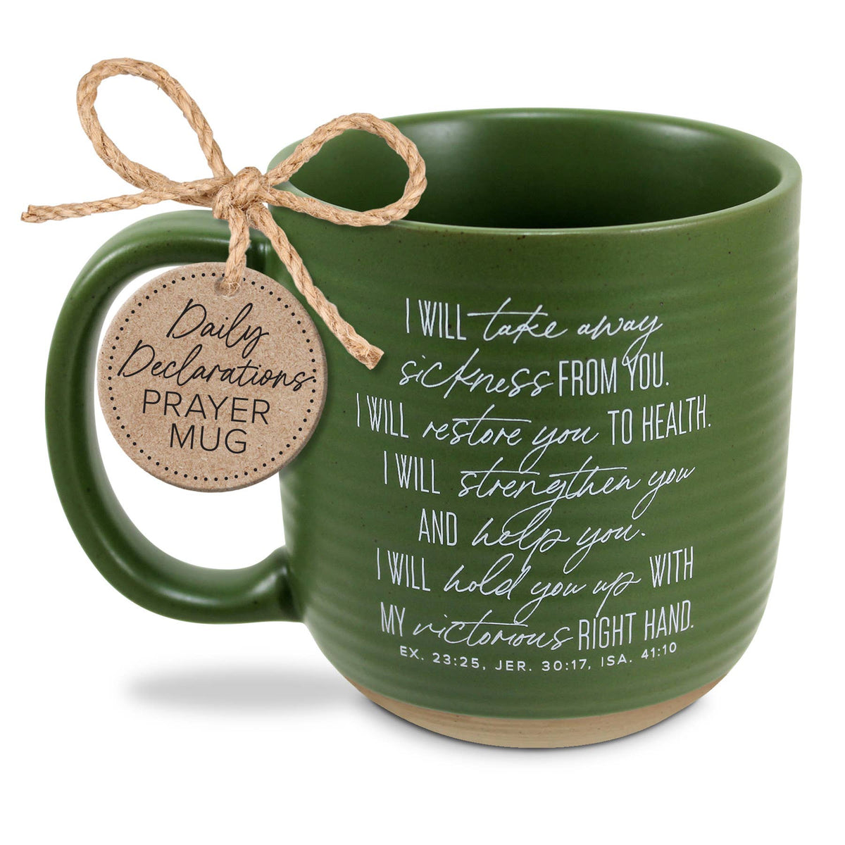 Mug Amen Heal Restore Green