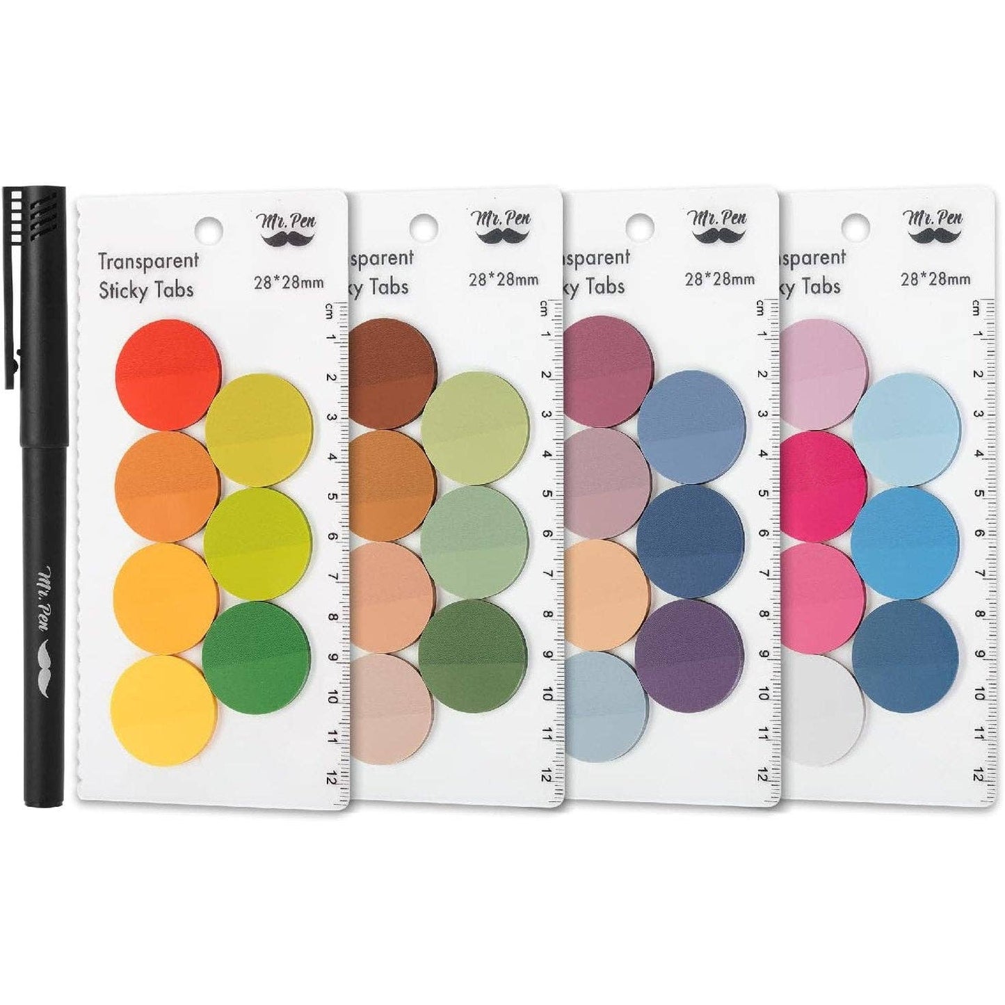 Round Transparent Sticky Notes Set