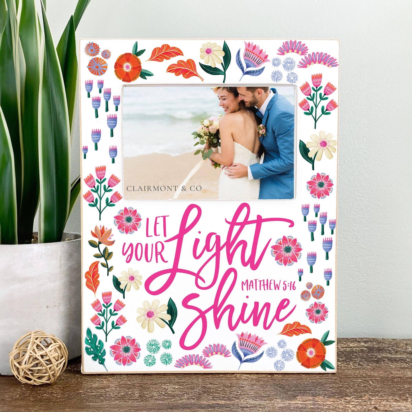 Radiant Hope Let Your Light Shine Picture Frame
