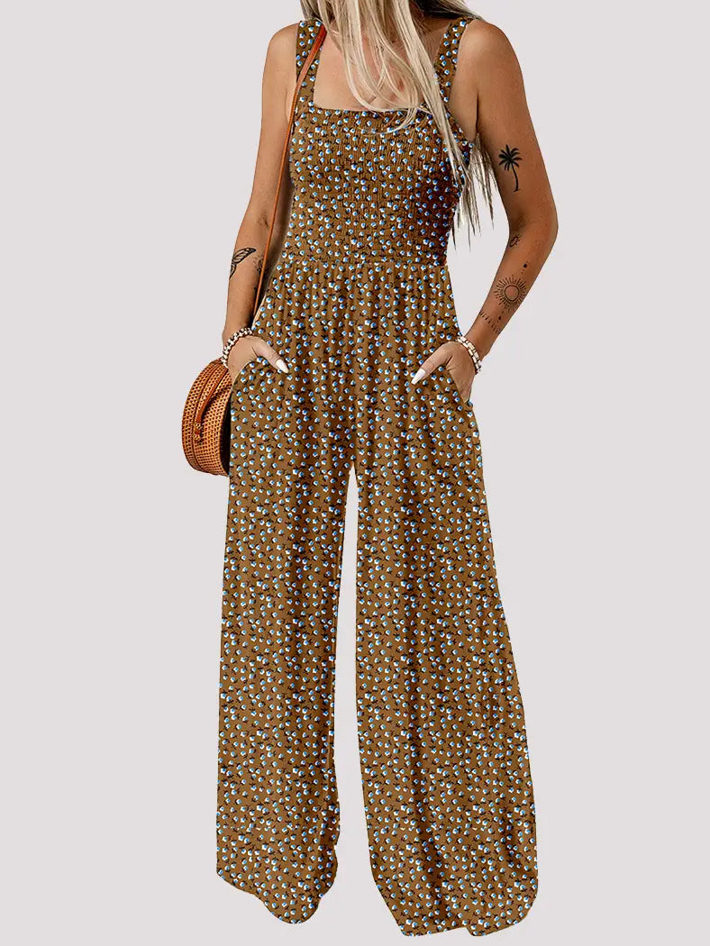 Floral Print Jumpsuit