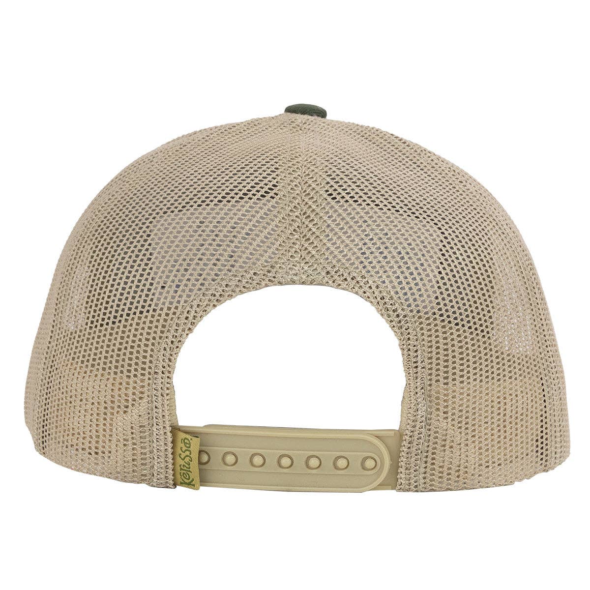 Kerusso Mens Cap Leather Cross Olive