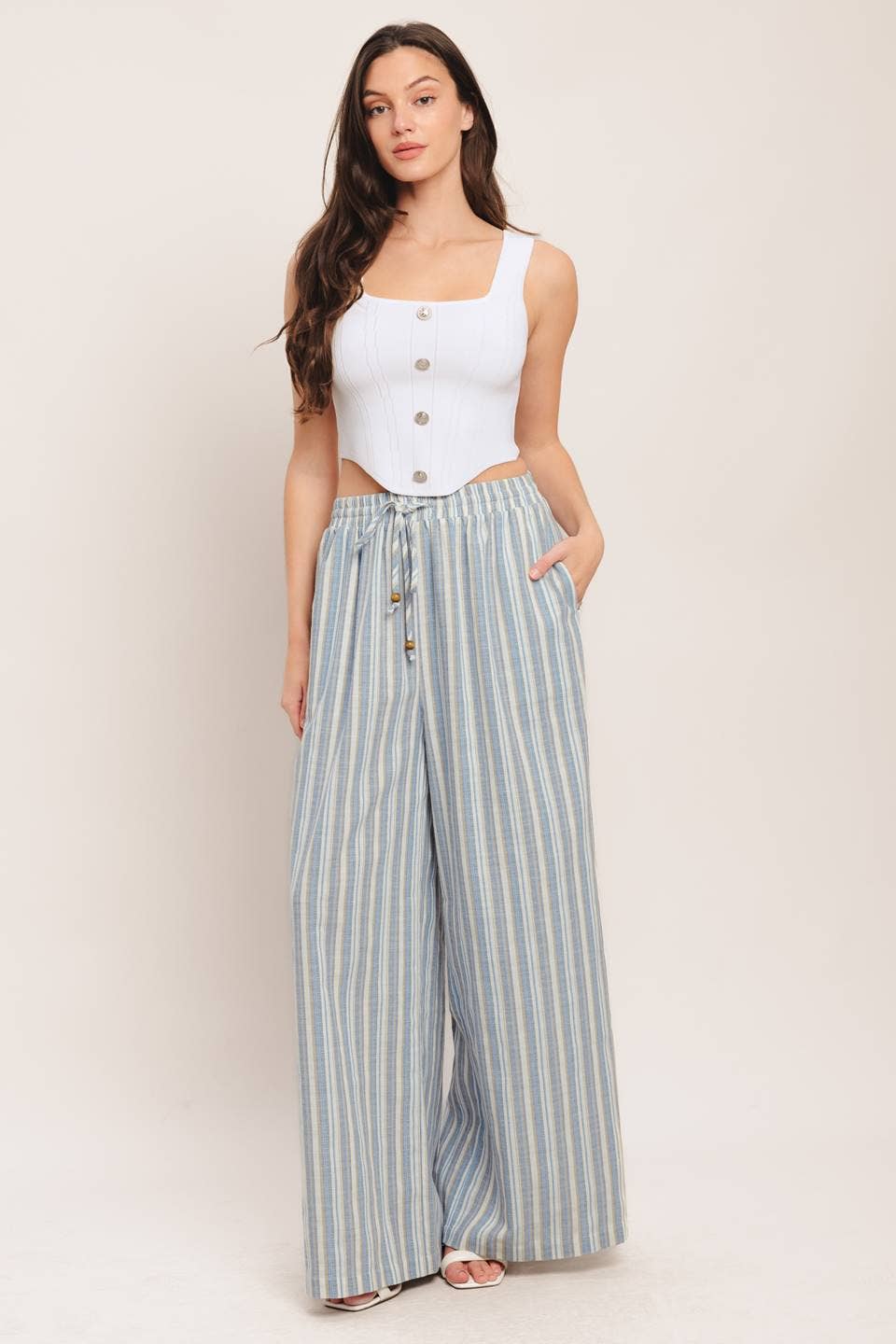 Striped Woven Pant