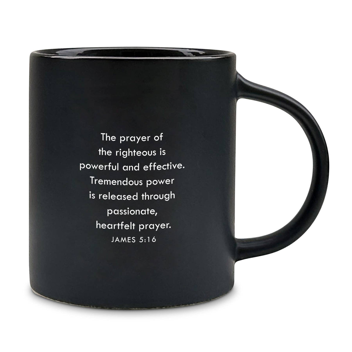 Mug Black Prayer Changes Things