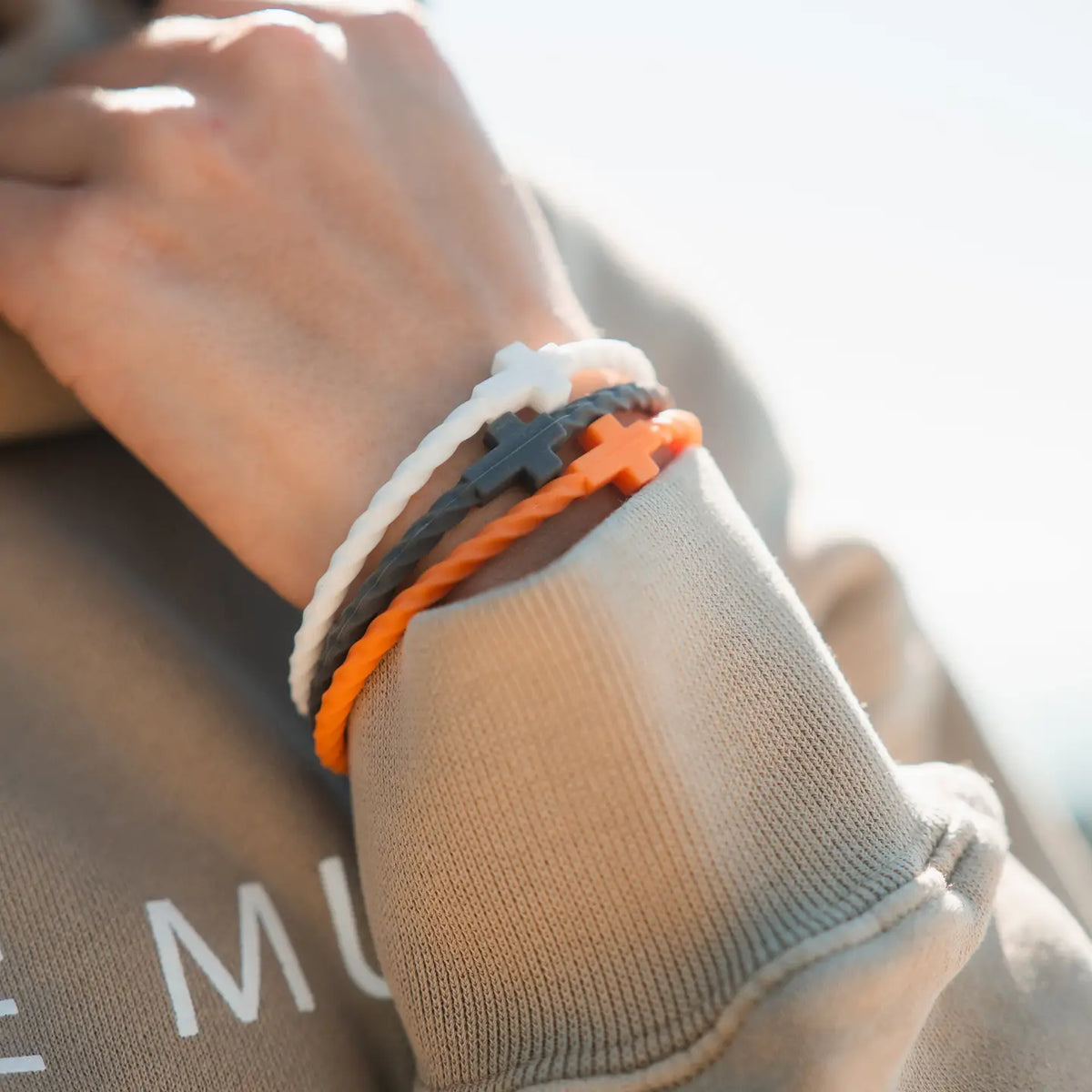 Infinity Cross Bracelets- Ember