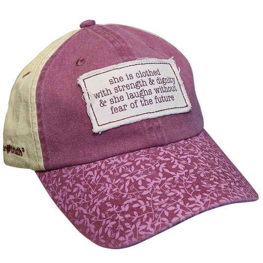 Grace & truth Womens Cap Clothed: Pink/Beige / One Size Fits Most