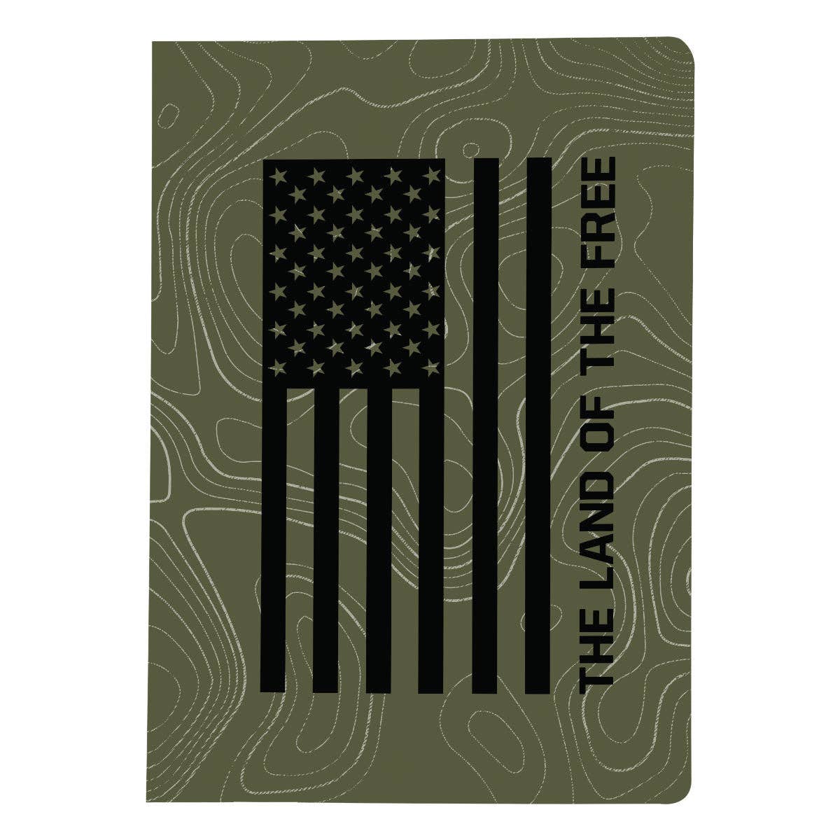 HOLD FAST Mens Paperback Journal LOTF Topo: Green