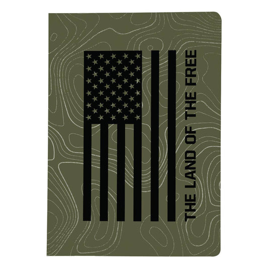 HOLD FAST Mens Paperback Journal LOTF Topo: Green