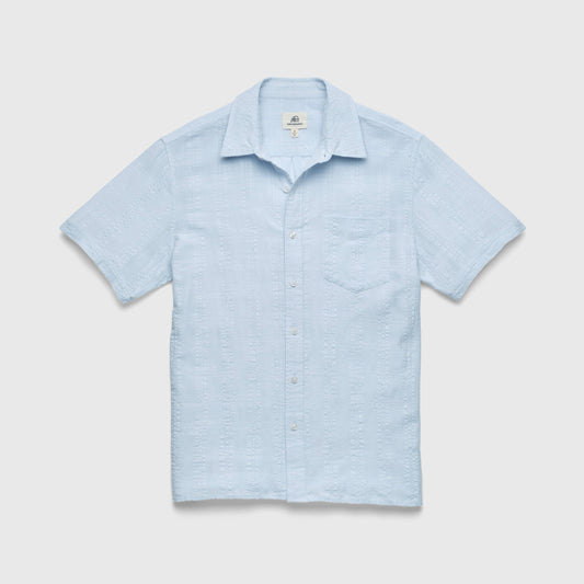 Collared Button-Down Textured Shirt