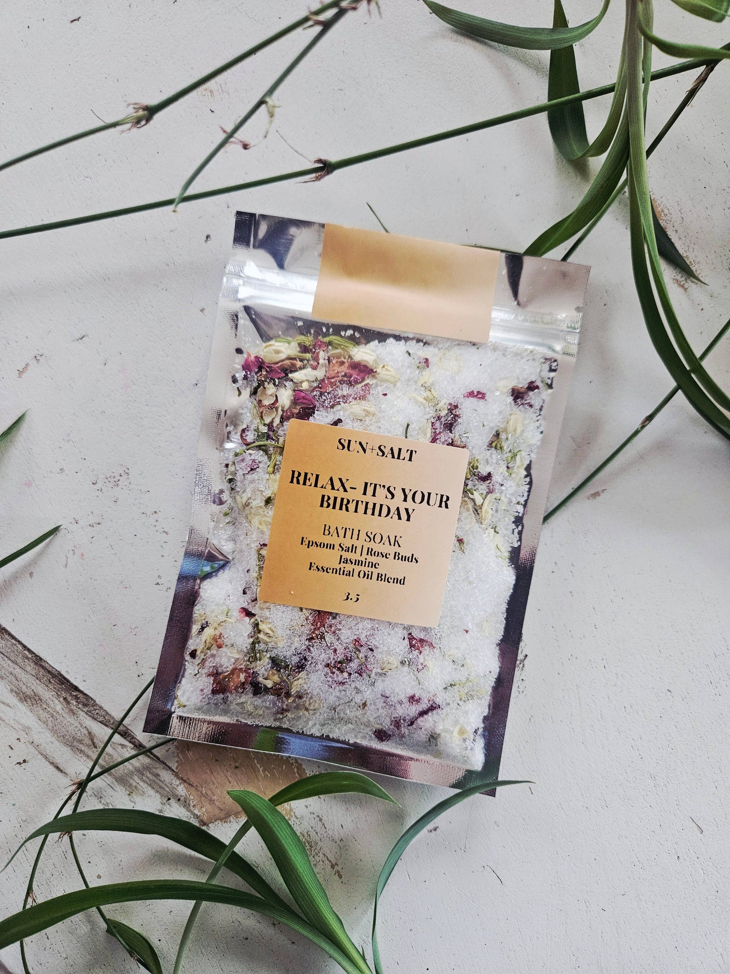 Relax - It's Your Birthday Bath Soak | Funny Gift | Salt