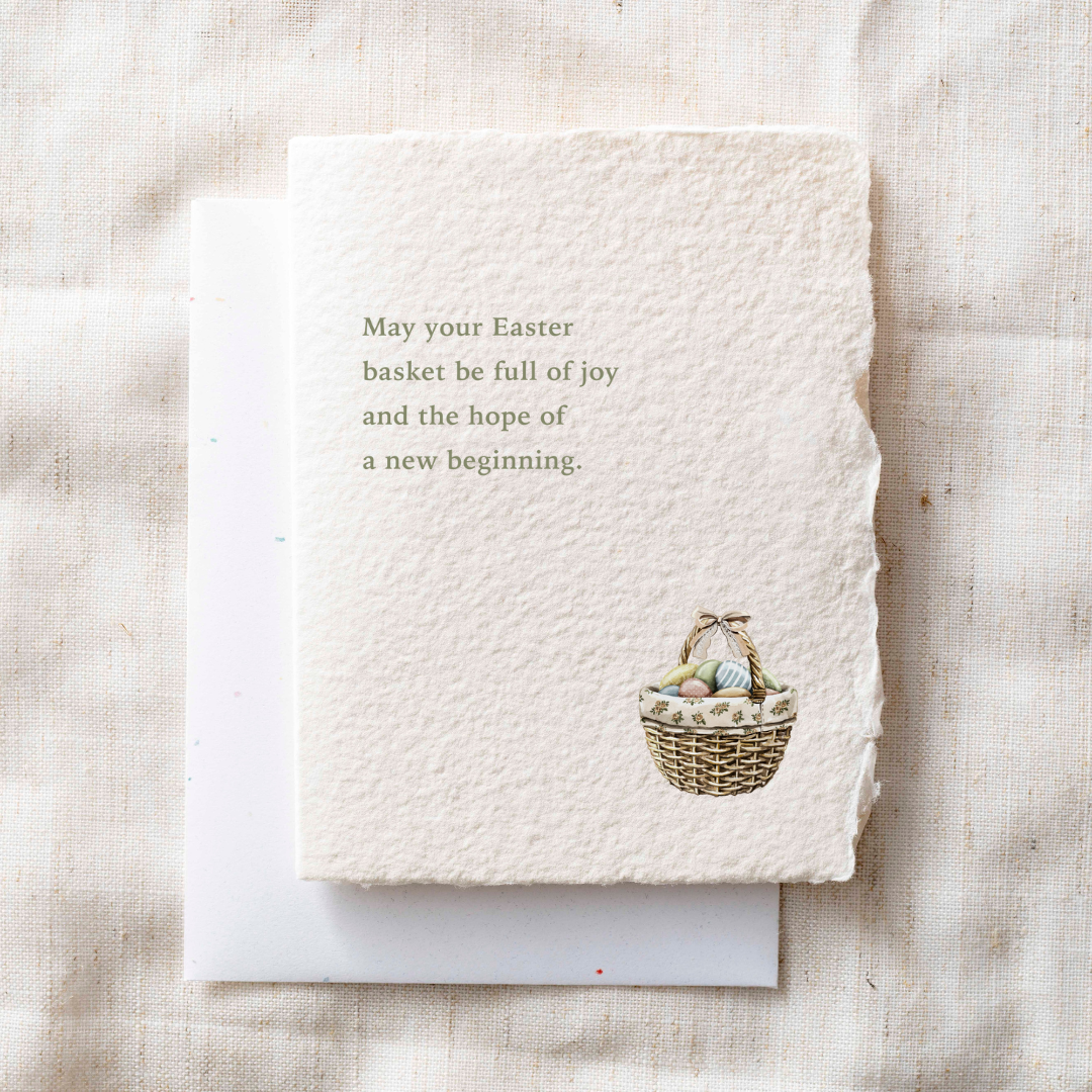 Easter Basket | Eco-Friendly Easter Greeting Card