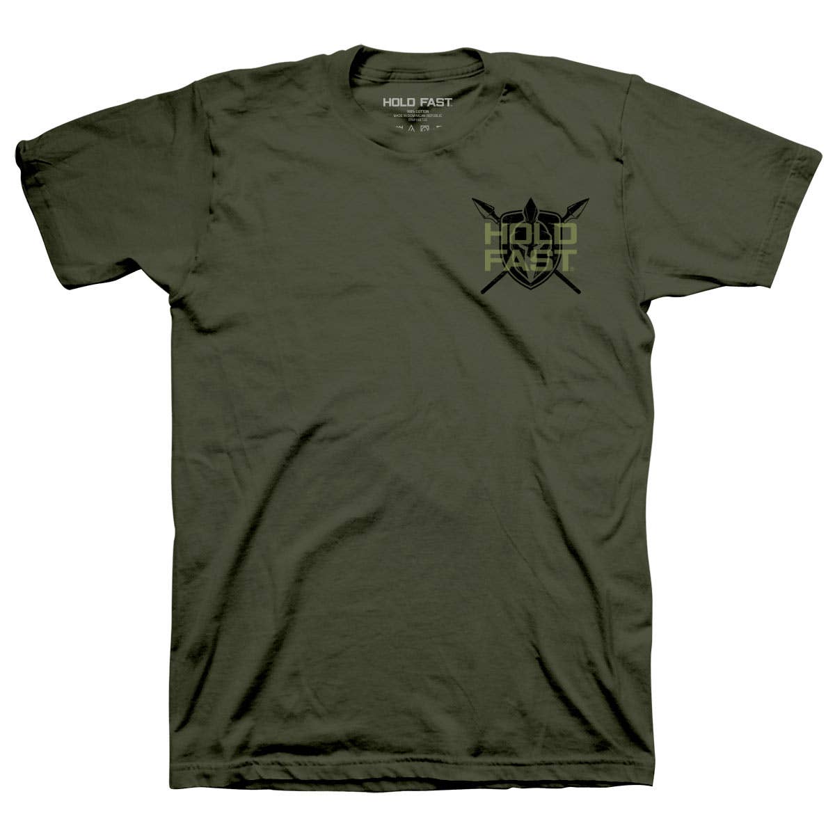 Hold Fast Men's T-Shirt Fight: Military