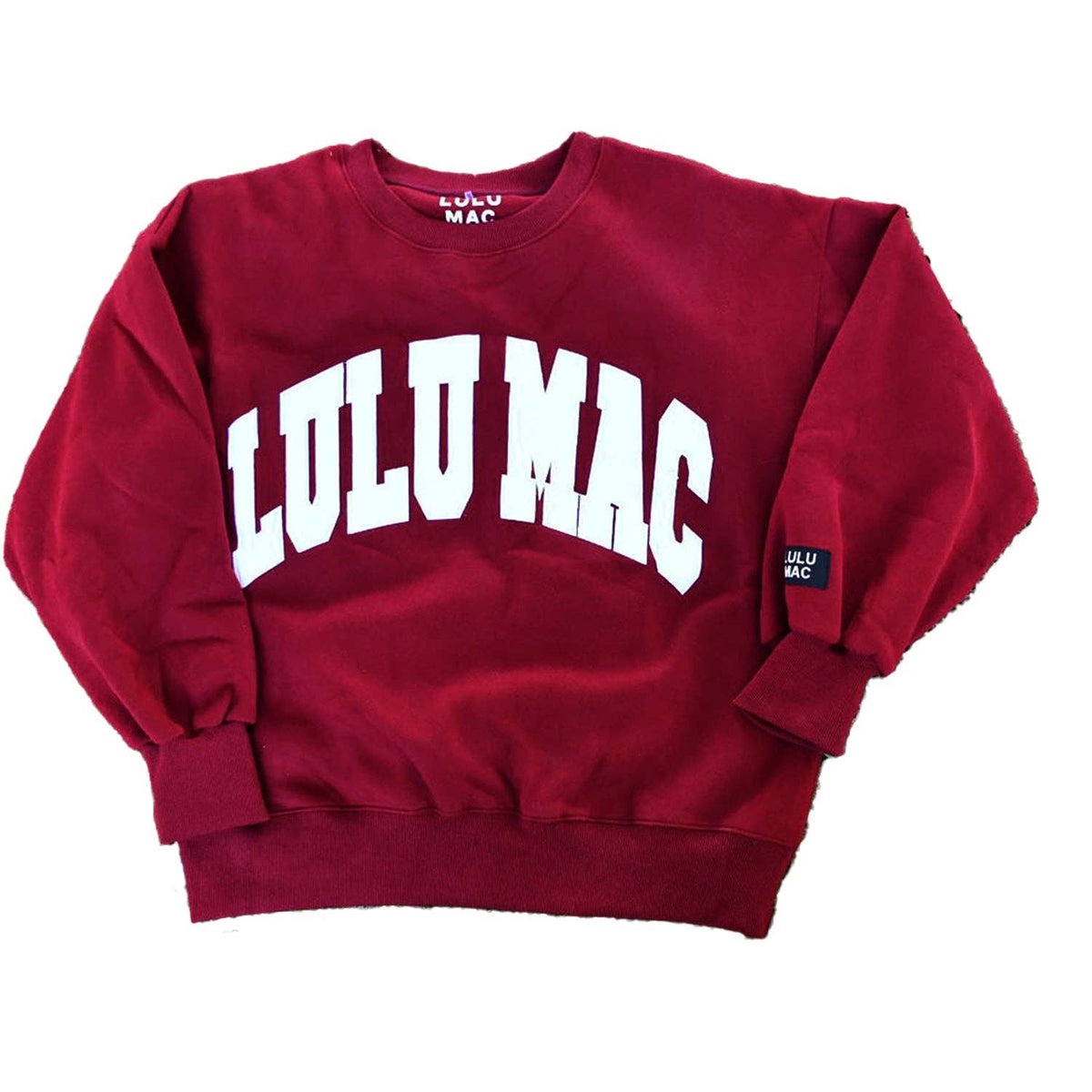 Lulu Mac Maroon/White