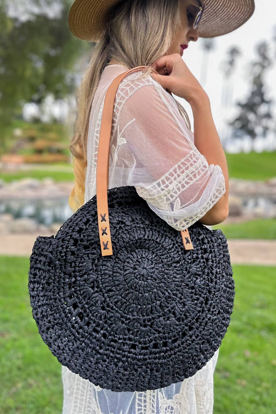 Straw Tote Bag