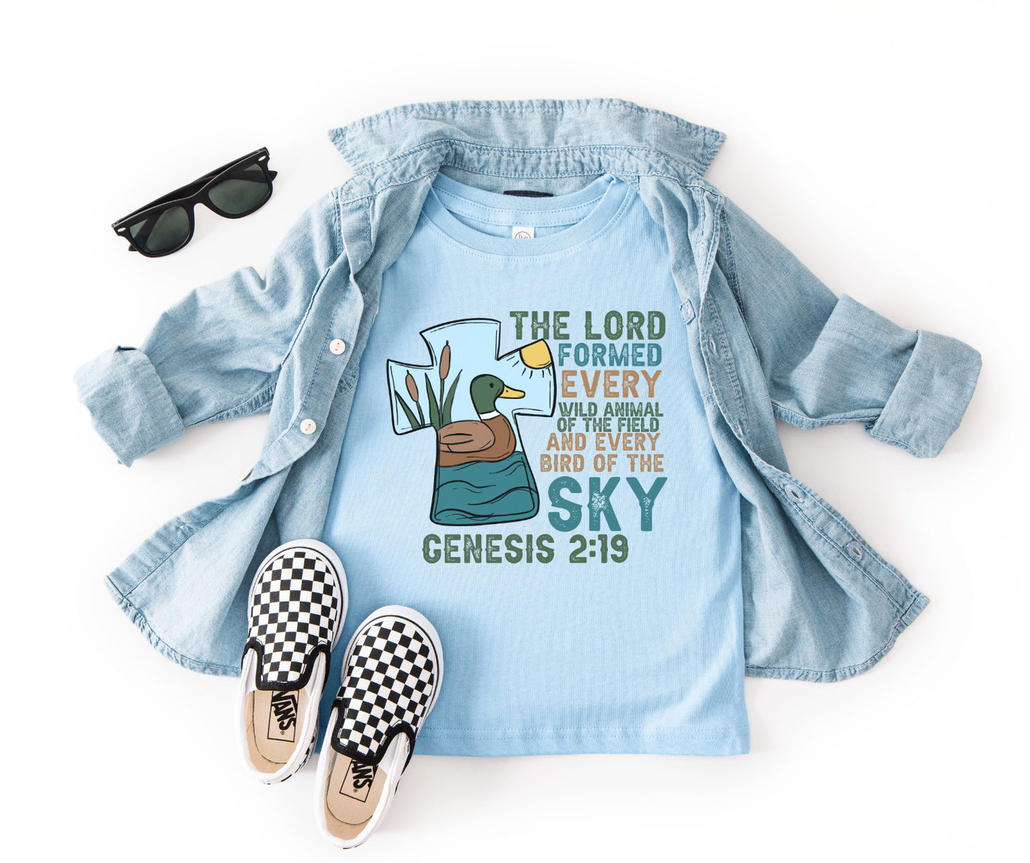 The Lord Formed Every Wild Animal Youth Faith Graphic Tee