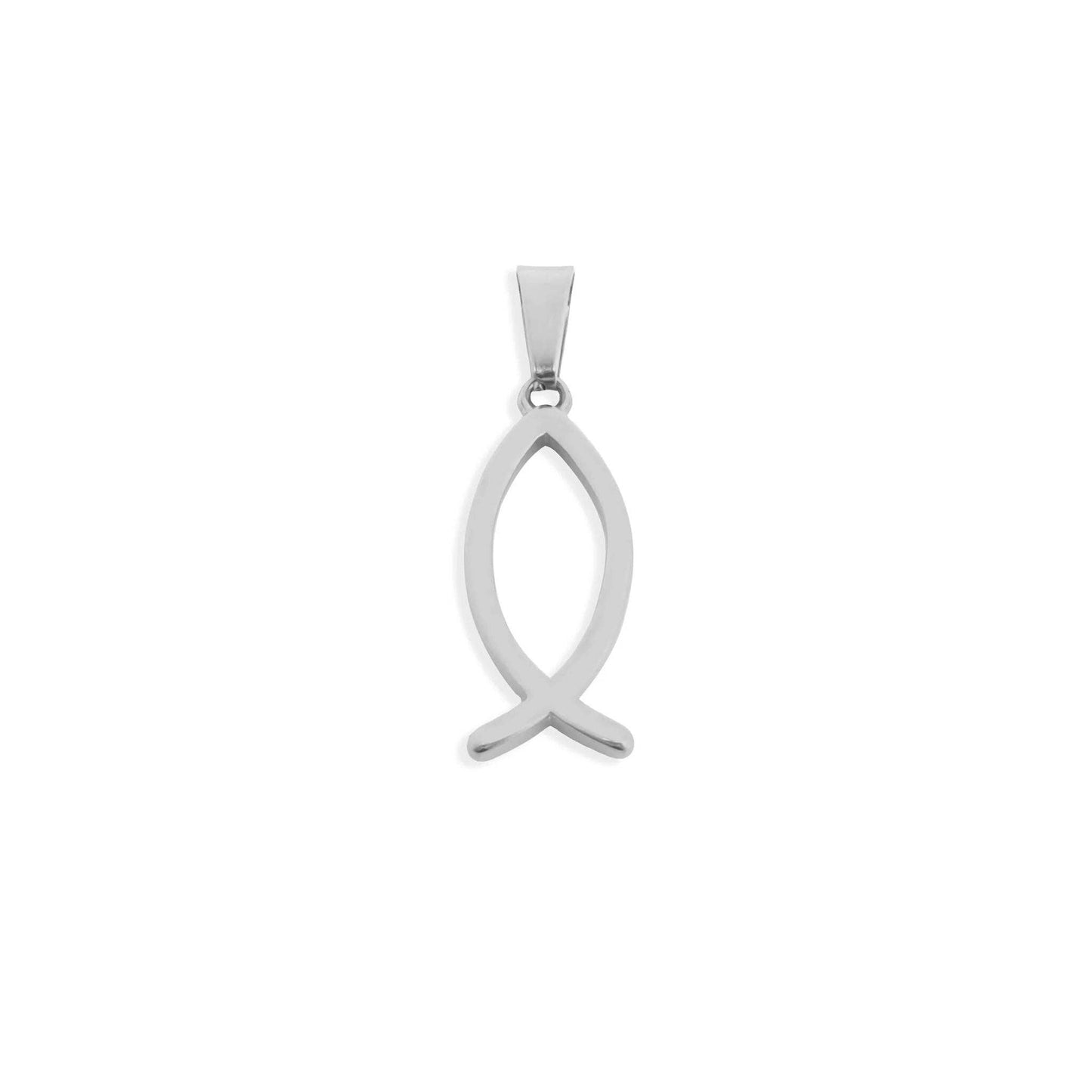 18K Gold PVD Stainless Steel Religious Fish Charm