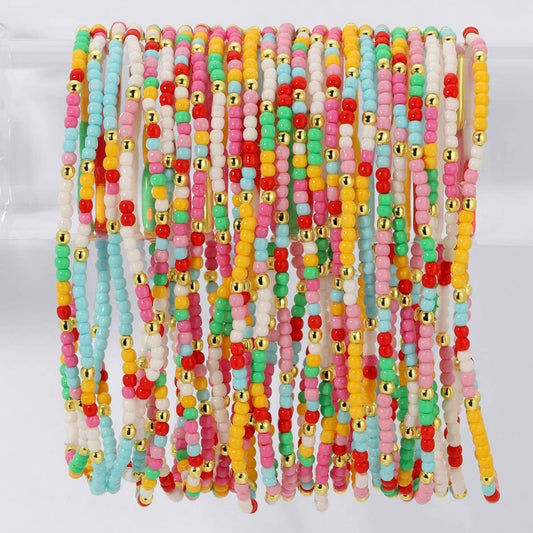 Stretch Seed Bead Bracelets