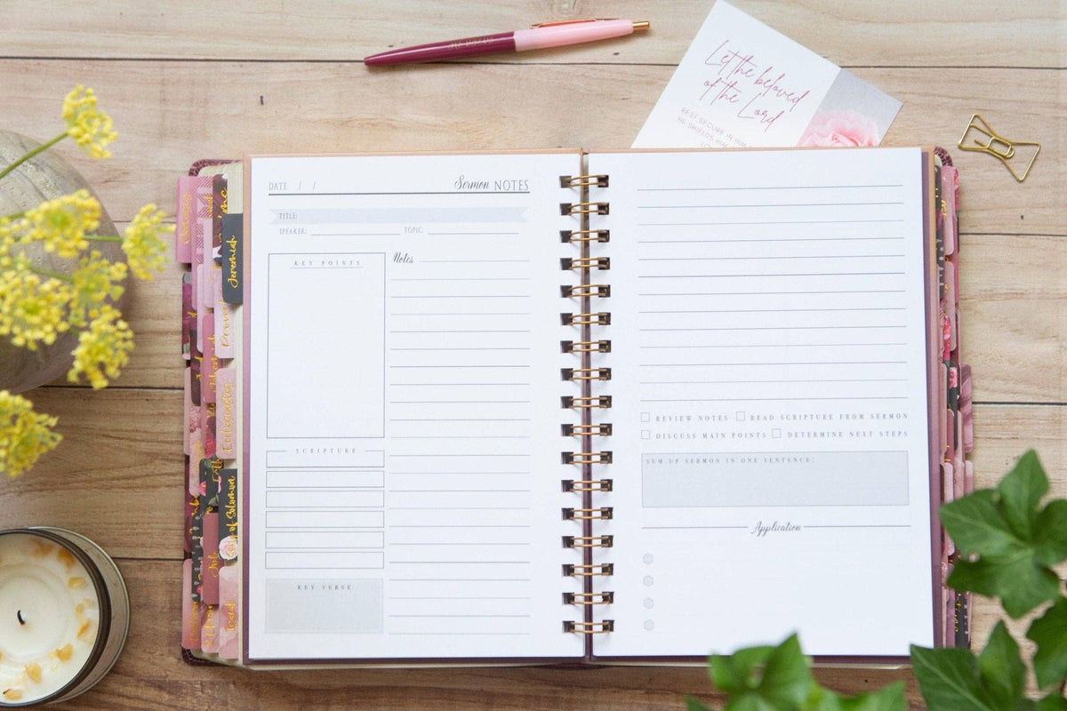 Sermon Notes Journals | Church Notes
