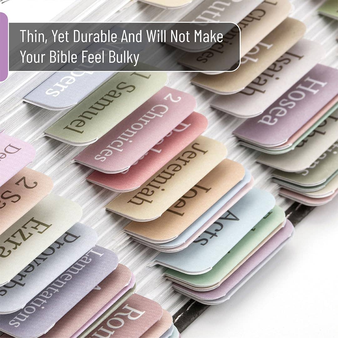 Minimal Morandi Bible Tabs - 75 Laminated Index Tabs