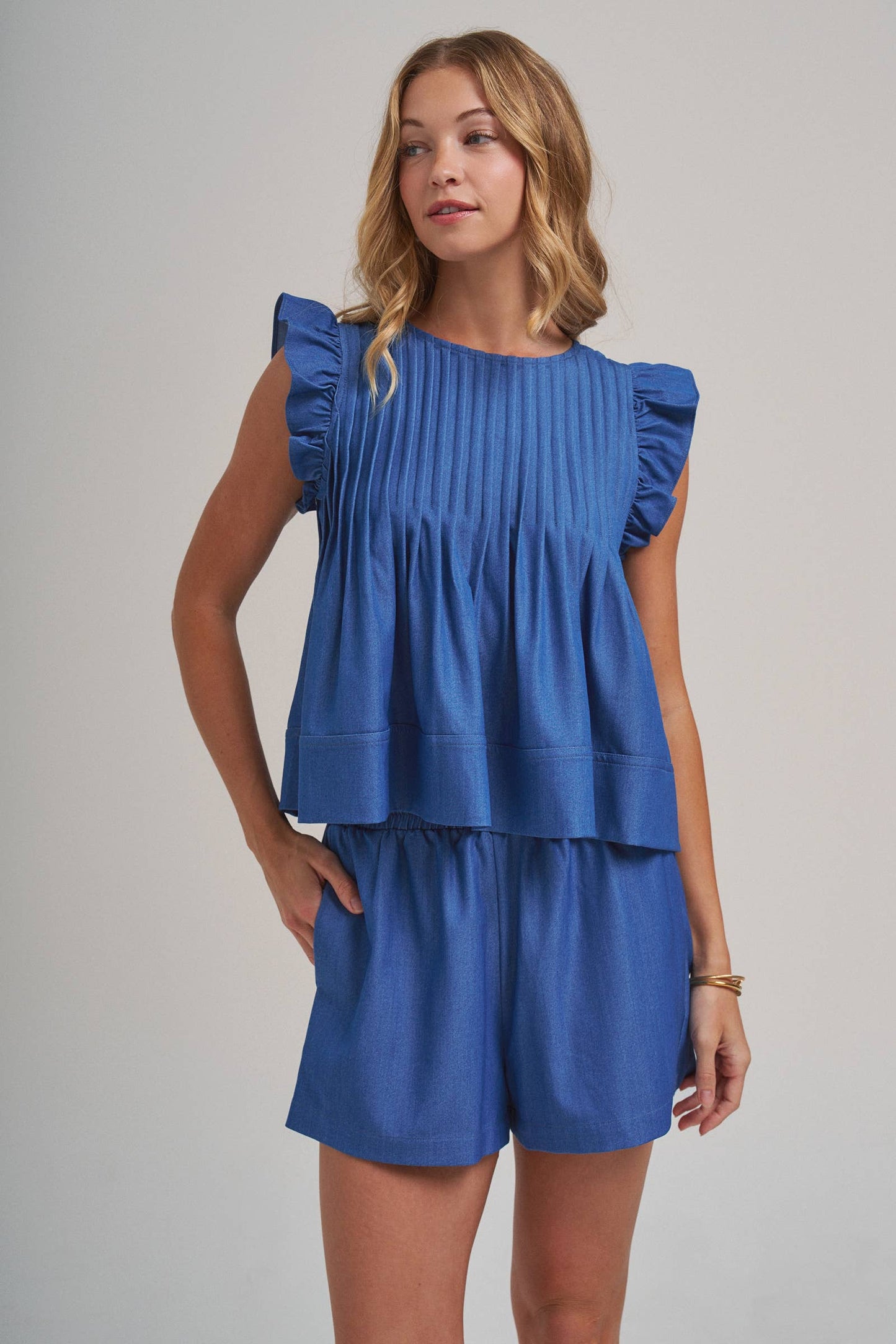 Boho Top and Shorts Set