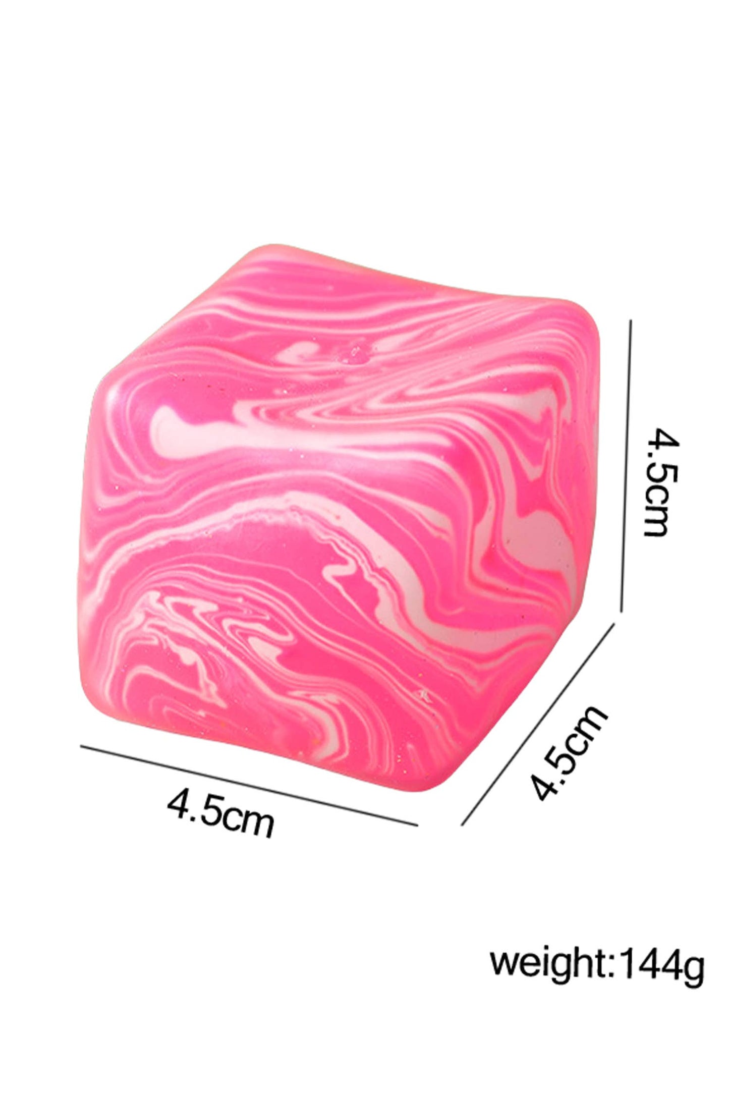 Swirl Candy Cube Stress Relief Squeeze Toy
