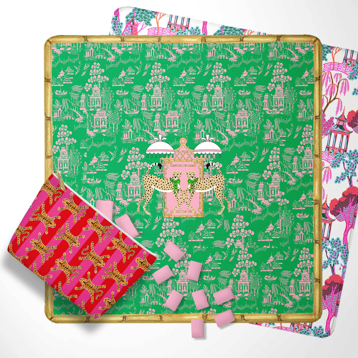 Mahjong Mat 31" Preppy / Neoprene with bag