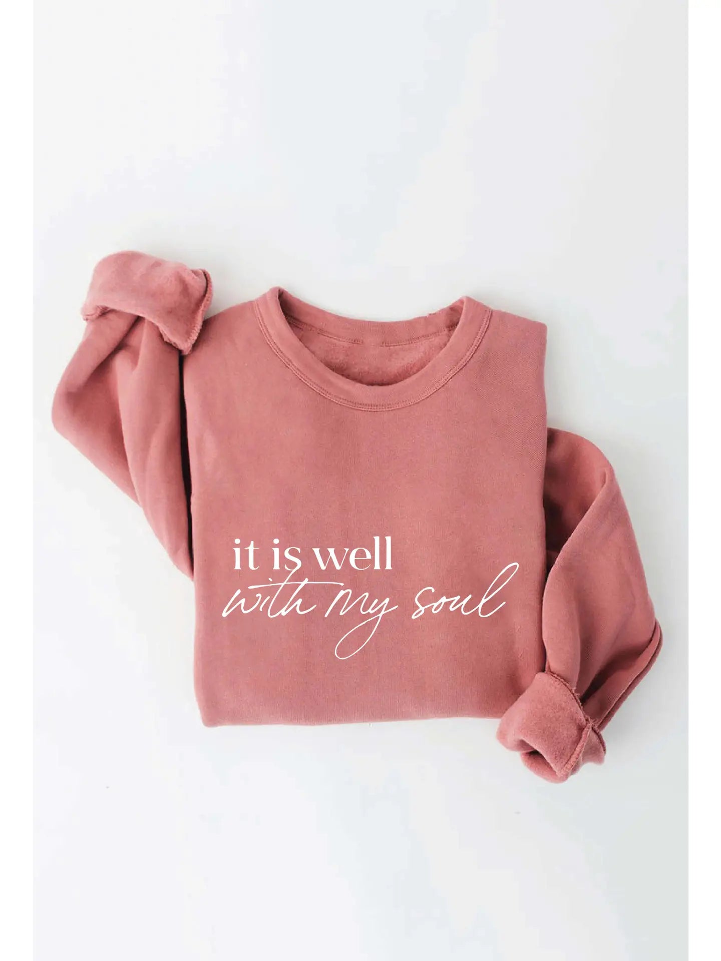 IT IS WELL WITH MY SOUL Graphic Sweatshirt Top