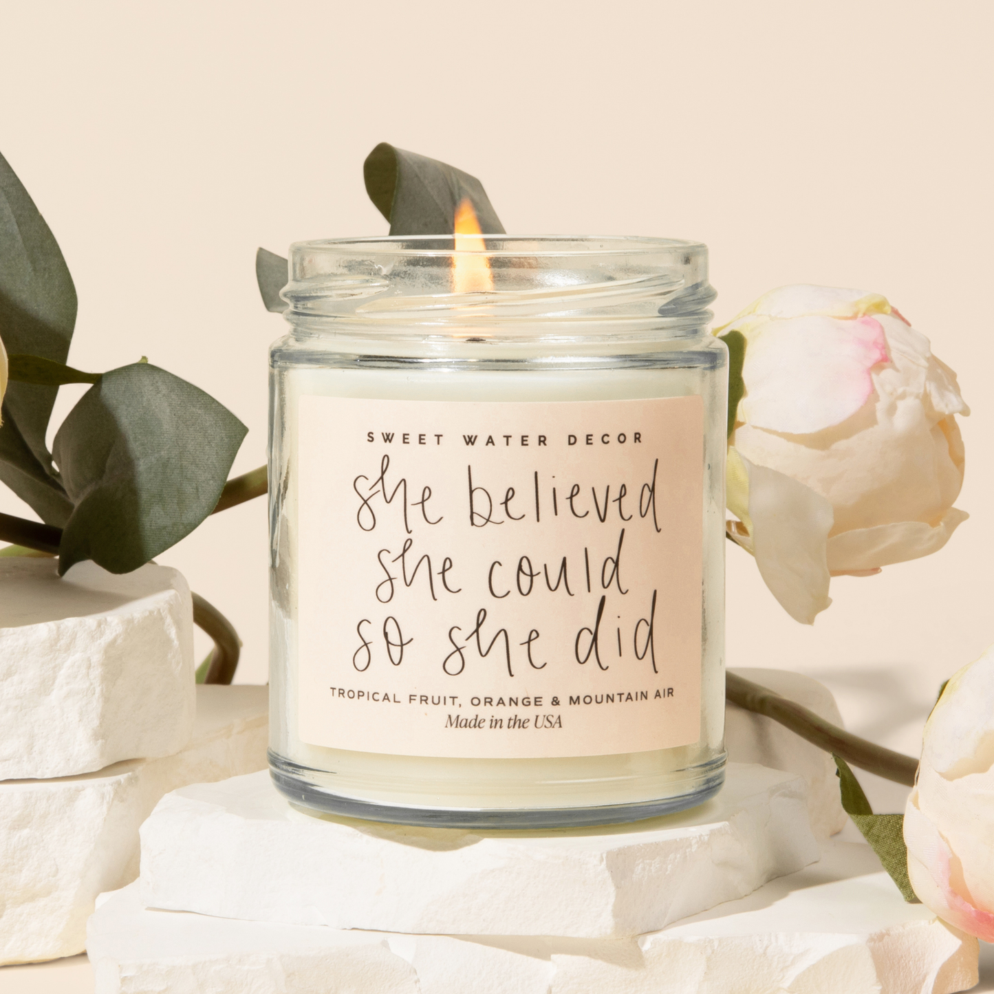 She Believed She Could 9 oz Soy Candle