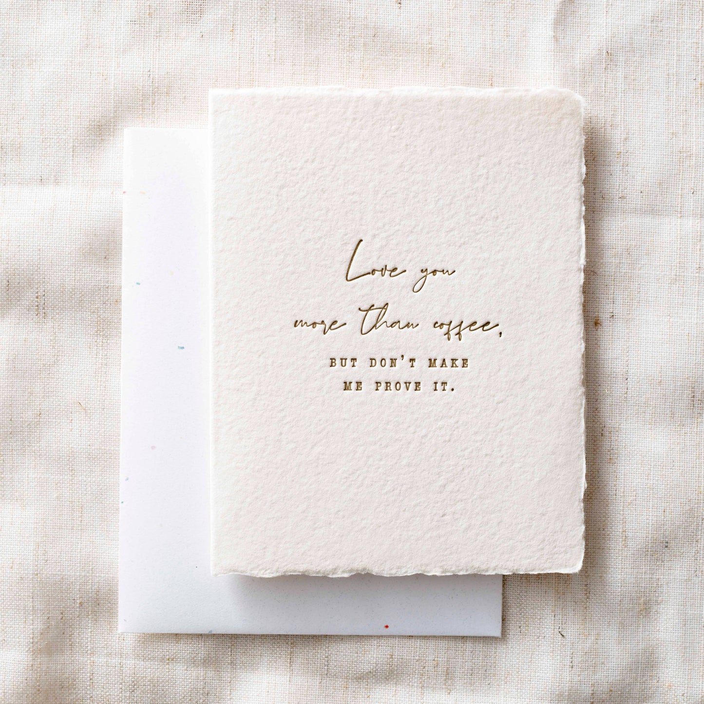 Love You More Than Coffee | Coffee Shop Greeting Card