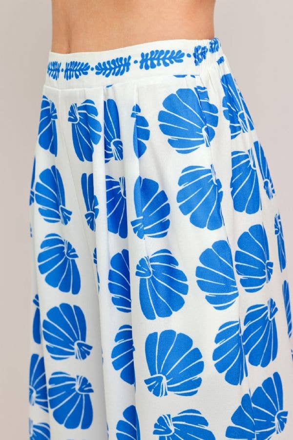 Printed Woven Top and Pant Set