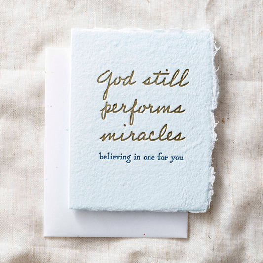 Believing in a Miracle | Christian Card