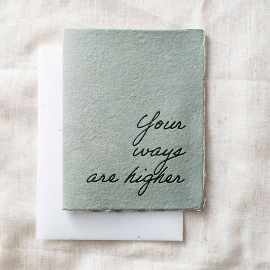 Final Stock: Your Ways Are Higher | Christian Greeting Card