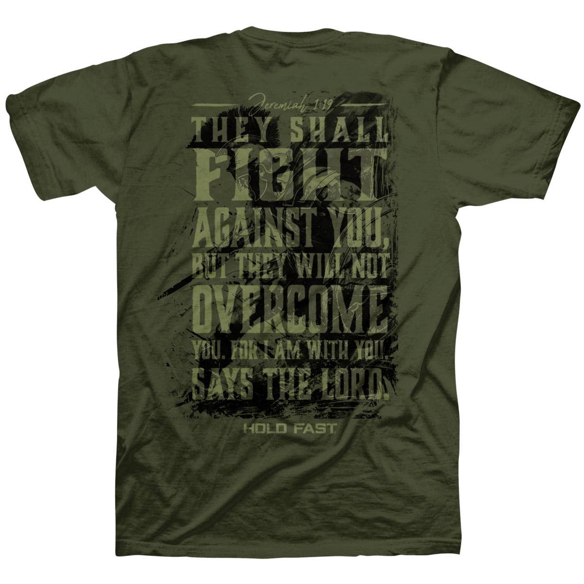 Hold Fast Men's T-Shirt Fight: Military