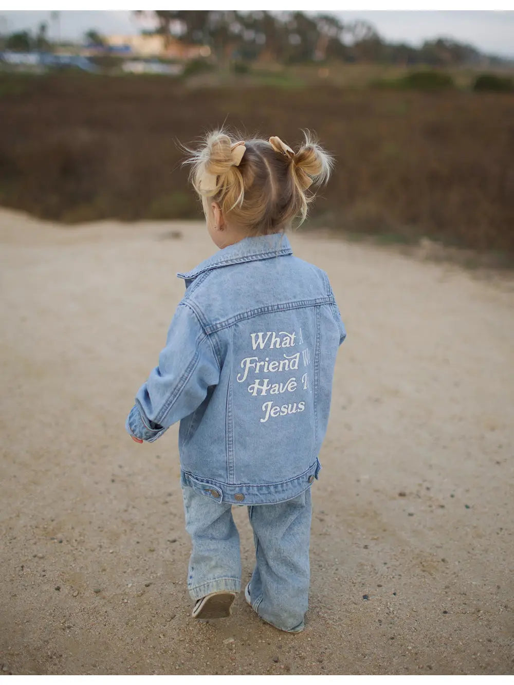 What a Friend in Jesus Kids Denim Jacket