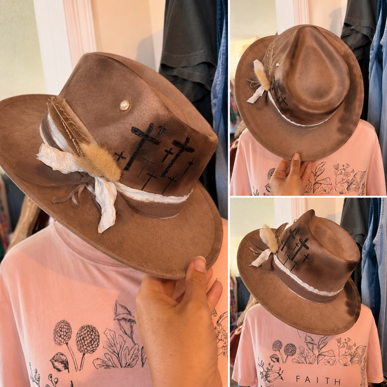 "Crossroads" Short Brim Rancher Hat