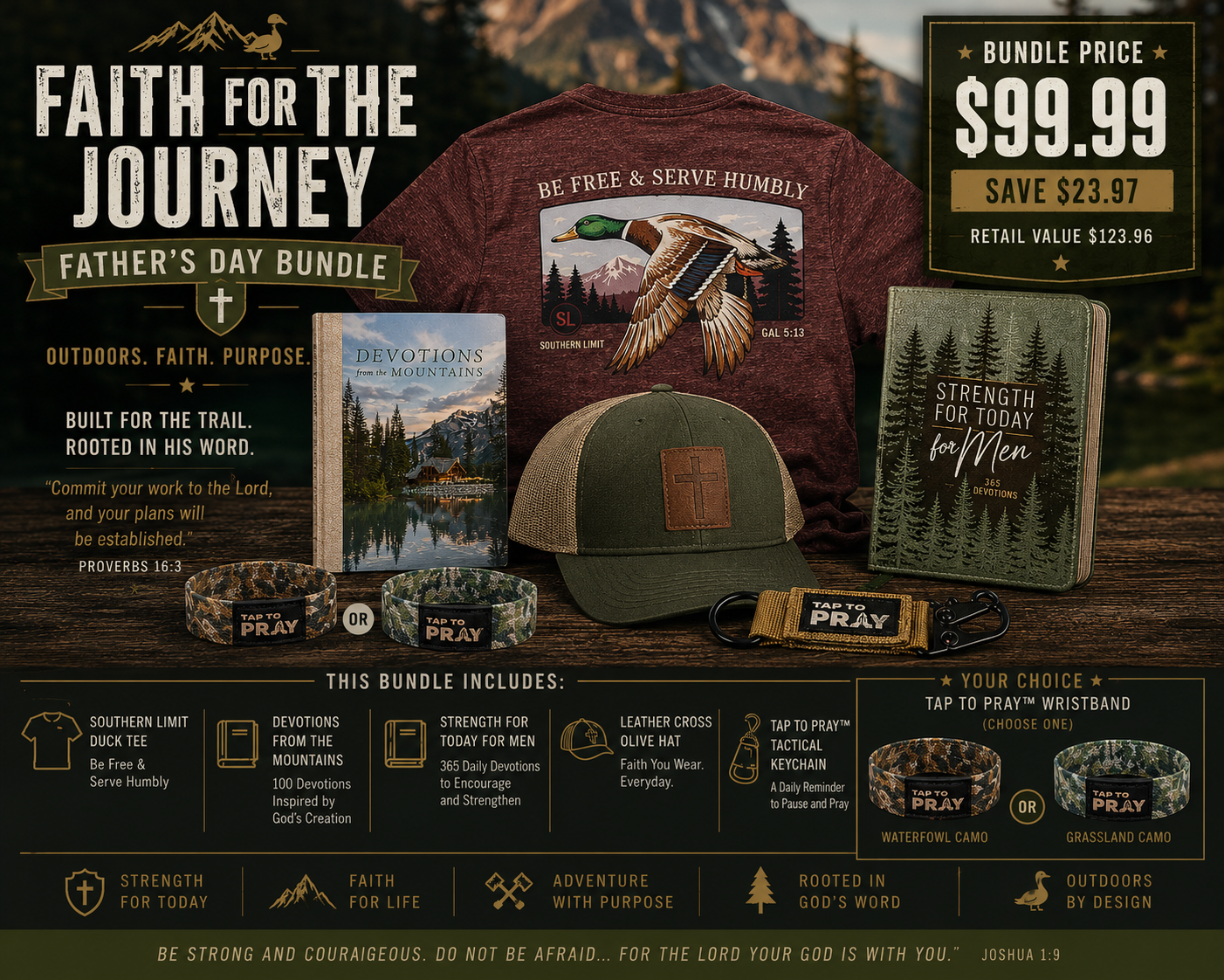 🦆 Faith for the Journey Father's Day Bundle