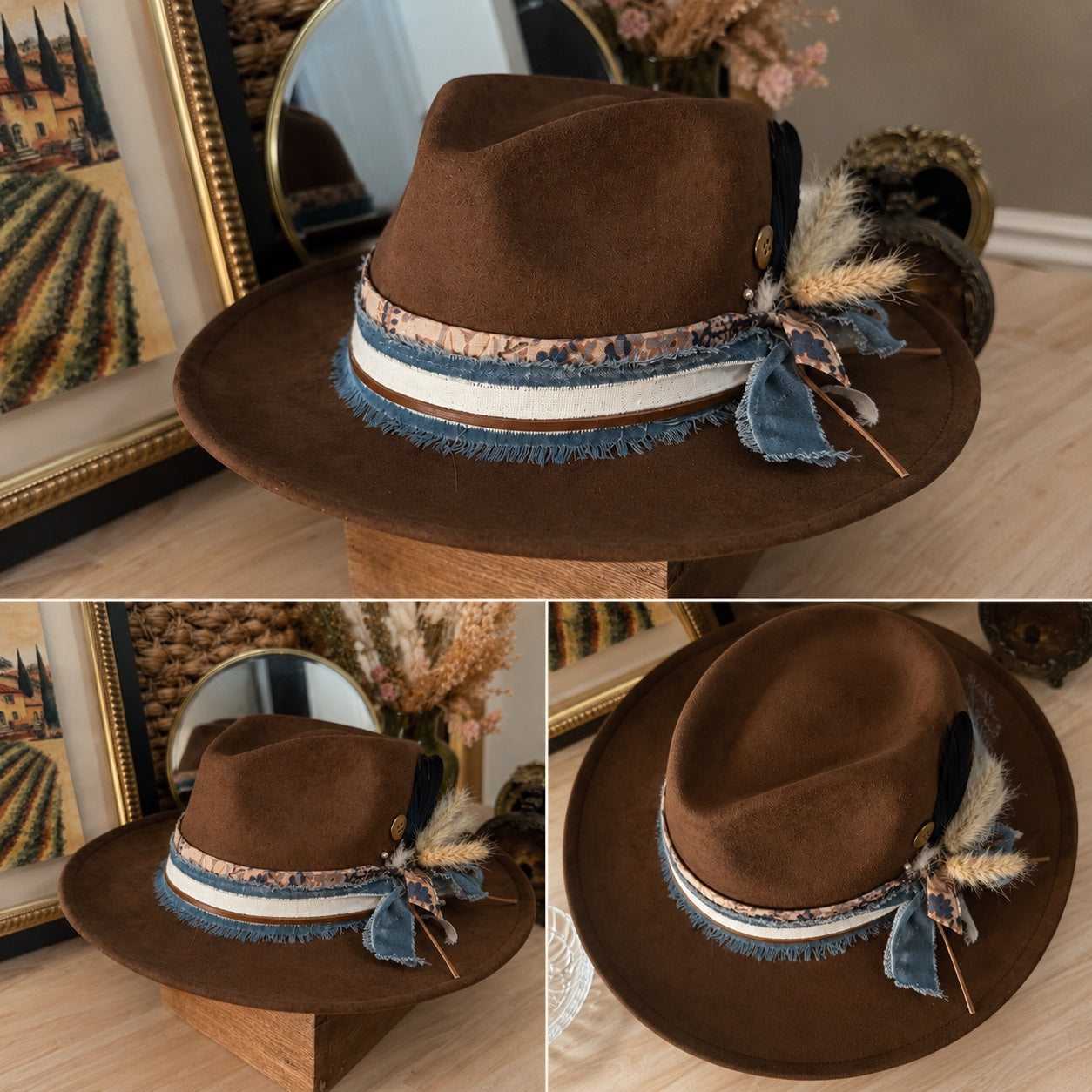 "Old Soul" Short Brim Rancher Hat