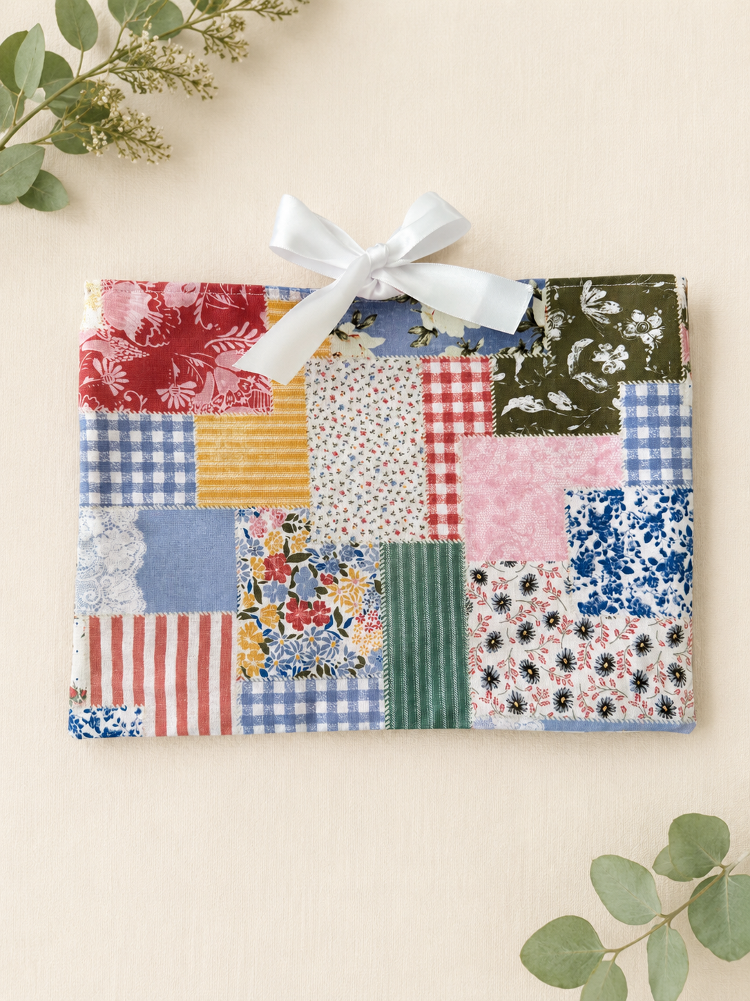 Handmade Patchwork Bible Sleeve