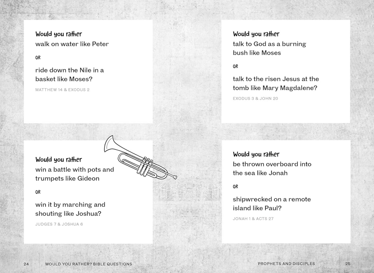 Would You Rather? Bible Questions: A Fun Bible Game for Kids and the Whole Family!