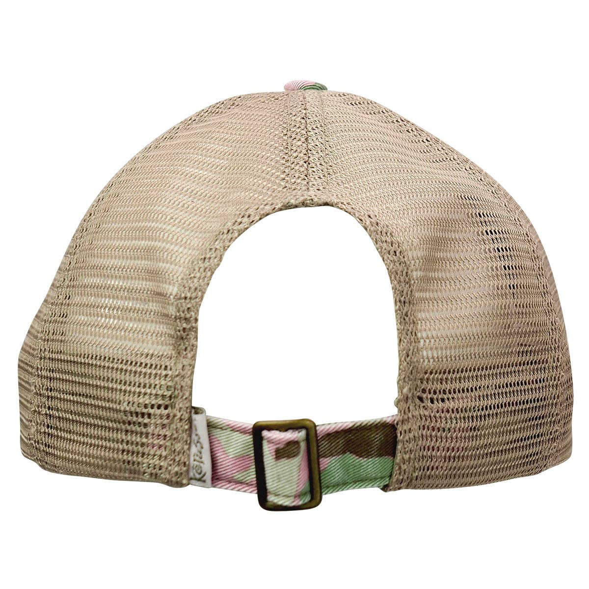 Kerusso Womens Cap Joyful Warrior: Tan/Camo / One Size Fits Most