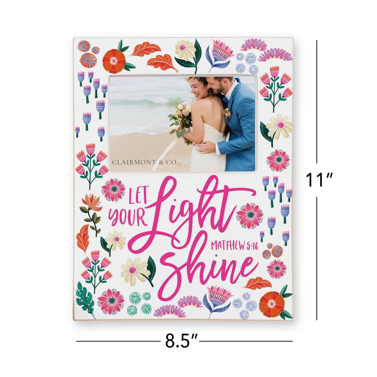Radiant Hope Let Your Light Shine Picture Frame